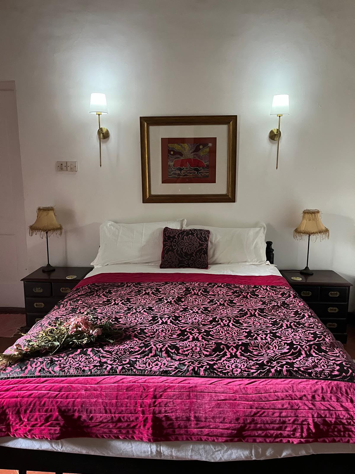 Guest bedroom at Chamil Guest House